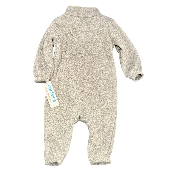 Baby Boys' Fleece Romper ~ Size: 6M ~ (NWT) - Picture 2 of 4